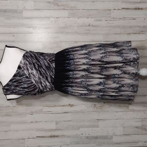 tibi New York One Shoulder Cocktail Dress